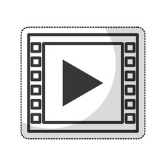 video player isolated icon vector illustration design