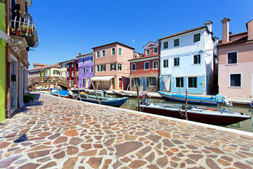 Burano island, Venice, Italy
