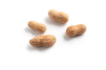 Peanuts pile. Shell Seeds