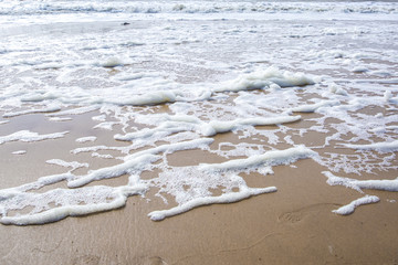 beach on the west coast of France, Vendee, l'Aiguillon sur Mer