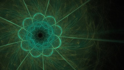 Tannengrüner Hintergrund mit Blütenstruktur