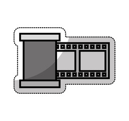 photo roll isolated icon vector illustration design