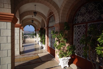 Decor of Nafplio city church in Greece