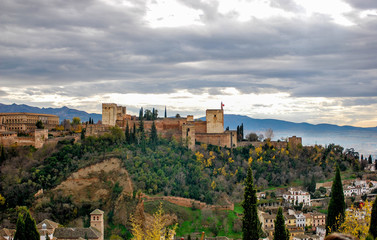 Obraz premium Alhambra in Autumn
