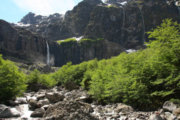 Garganta del diablo, Cerro Tronador,Nahuel Huapi, Argentina