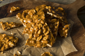 Homemade Holiday Peanut Brittle