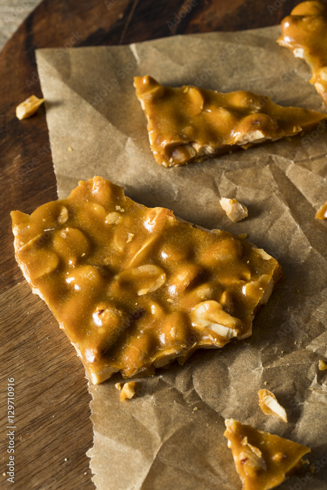 Wall mural homemade holiday peanut brittle