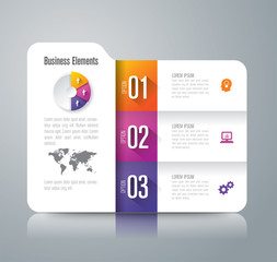 Infographic design vector and business icons.