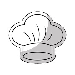 hat chef uniform isolated icon vector illustration design