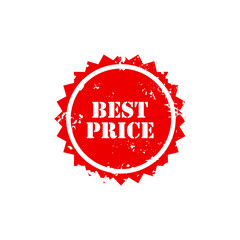 Best Price stamp grunge design with scratches.