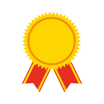 medal award isolated icon vector illustration design