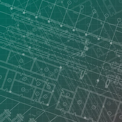 Architectural drawing. Architectural plan in vector.