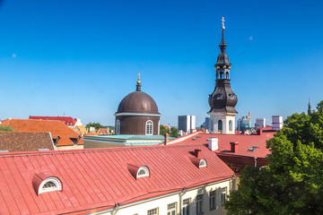 Aerial View of Tallinn