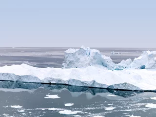 Keuken foto achterwand Gletsjers gletsjers smelten op de Noordelijke IJszee in Groenland