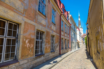 Tallinn Old Town in a beautiful summer day, Estonia