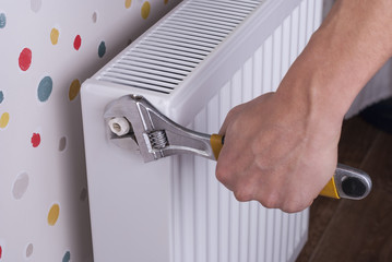 heating radiator installation