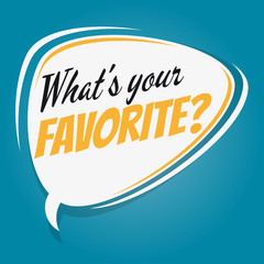 what's your favorite retro speech balloon