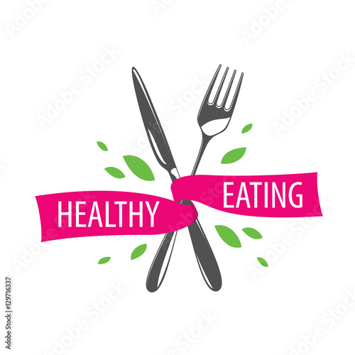 "vector logo healthy eating" Stock image and royalty-free vector files