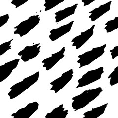 Vector abstract Graphic black white seamless pattern, monochrome print design. mark making