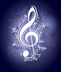 Abstract dark blue background in grunge style with lights, drops