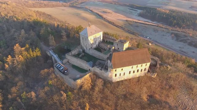 Medieval Castle Tocnik, Czech Republic, Europe
