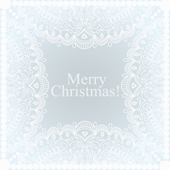 Merry Christmas gold glittering lettering design. Vector illustration