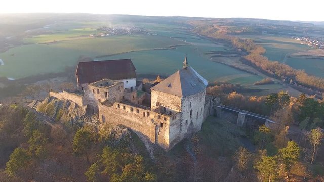 Medieval Castle Tocnik, Czech Republic, Europe