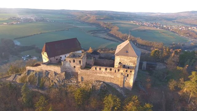 Medieval Castle Tocnik, Czech Republic, Europe