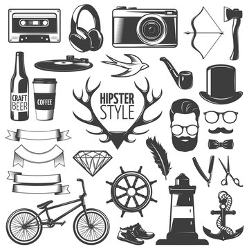 Hipster Icon Set