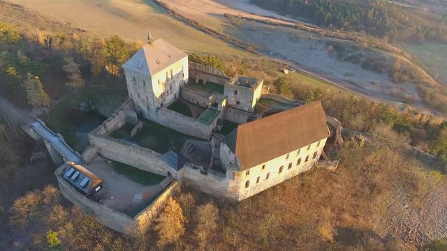 Medieval Castle Tocnik, Czech Republic, Europe