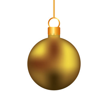christmas ball decorative icon vector illustration design