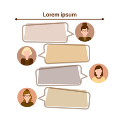 Graph Set Human Resources Infographic Icon Business Network Chart Flat Vector Illustration