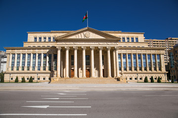 Fototapeta na wymiar Supreme Court of the Republic of Azerbaijan in Baku. Azerbaijan.
