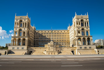 Obraz premium Government house of Azerbaijan in Baku, Azerbaijan.