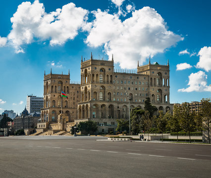  Government house of Azerbaijan in Baku, Azerbaijan.