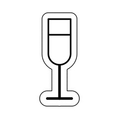 cup drink party isolated icon vector illustration design