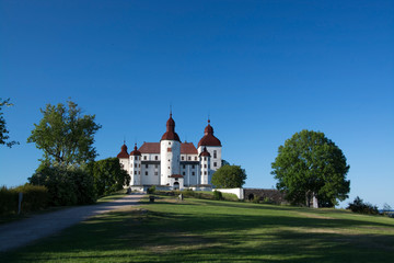Fototapeta na wymiar Schloss Läckö in Västergötland auf der Insel Kallandsö im Vänern gehört zu den Barockschlössern Schwedens.