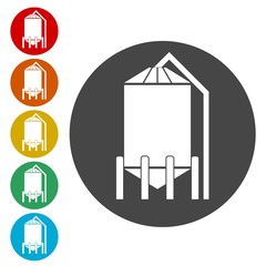 Silos storage icon © sljubisa
