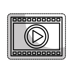 video player isolated icon vector illustration design