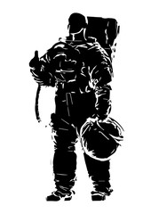 Shilouette Astronaut