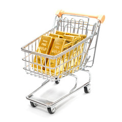 Gold in shopping cart