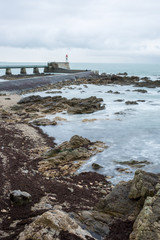 Seaside landscape in the winter, Les Sables D'olonne, Vendée, France