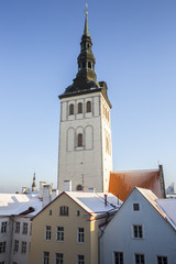 Fototapeta na wymiar St. Nicholas' Church, Tallinn Estonia