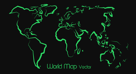 World Map - obrazy, fototapety, plakaty