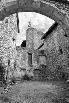 Medieval village of Perouges, France