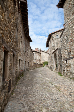 Medieval village of Perouges, France