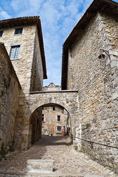 Medieval village of Perouges, France