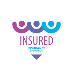 vector logo people holding hands