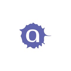 Initial A Splash Logo Design Template