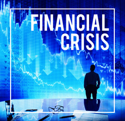 Financial Crisis Problem Depression Economic Concept